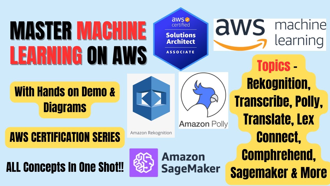 Master Machine Learning On AWS | Diagrams & Hands On | AWS-SAA | # ...