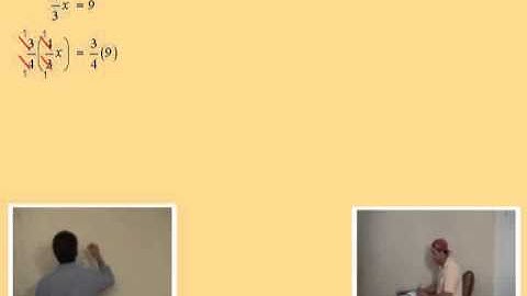 Addition and Multiplication Properties of Equality Part 3