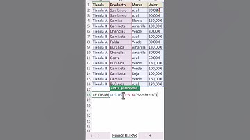 Aprende a usar la función FILTRAR con varios criterios en Excel