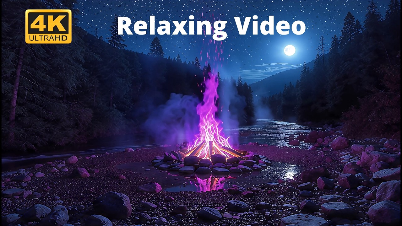 Cozy Fireplace 4K Video (3 Hours).Fireplace with Crackling Fire Sounds,Fireplace Ambience Video