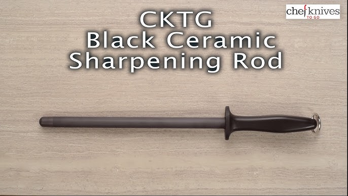 MAC Black Ceramic Honing Rod 10.5 - Blackstone's of Beacon Hill