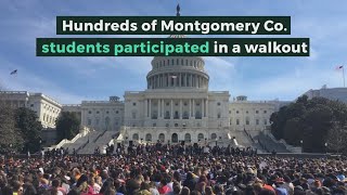 Montgomery Co. students participated in walkout for stricter gun laws
