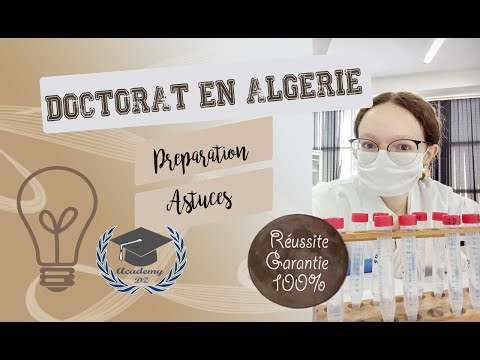 Les étapes du doctorat en Algérie-مراحل الدكتورا في الجزائر