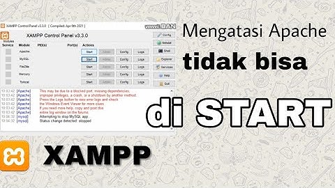Mengatasi XAMPP Apache Yang Tidak Bisa di Start