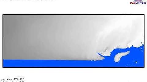 DualSPHysics example: Case_Dambreak_LiquidGas