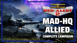 Red Alert 2 | MadHQ's Remastered Campaing Missions | Allied Complete Playthrough