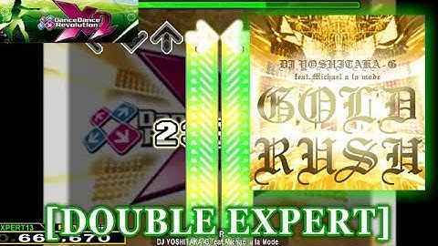 【DDR X2】 GOLD RUSH [DOUBLE EXPERT] 譜面確認＋クラップ