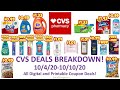 CVS Deals Breakdown 10/4/20-10/10/20! Possible Glitches! All Digital and Printable Coupon Deals!