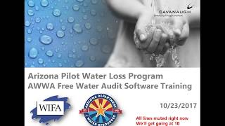 AZ Pilot Water Loss Program  AWWA Software Training screenshot 1