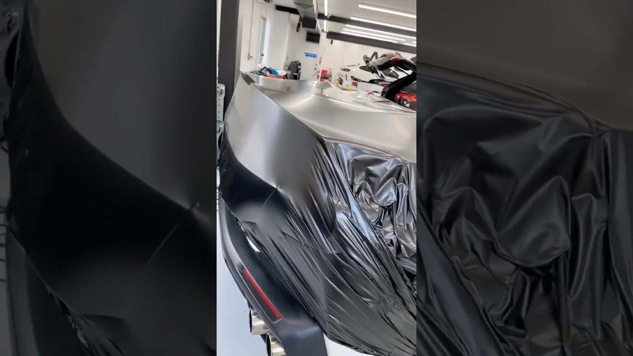 Ferrari goes from white to black 