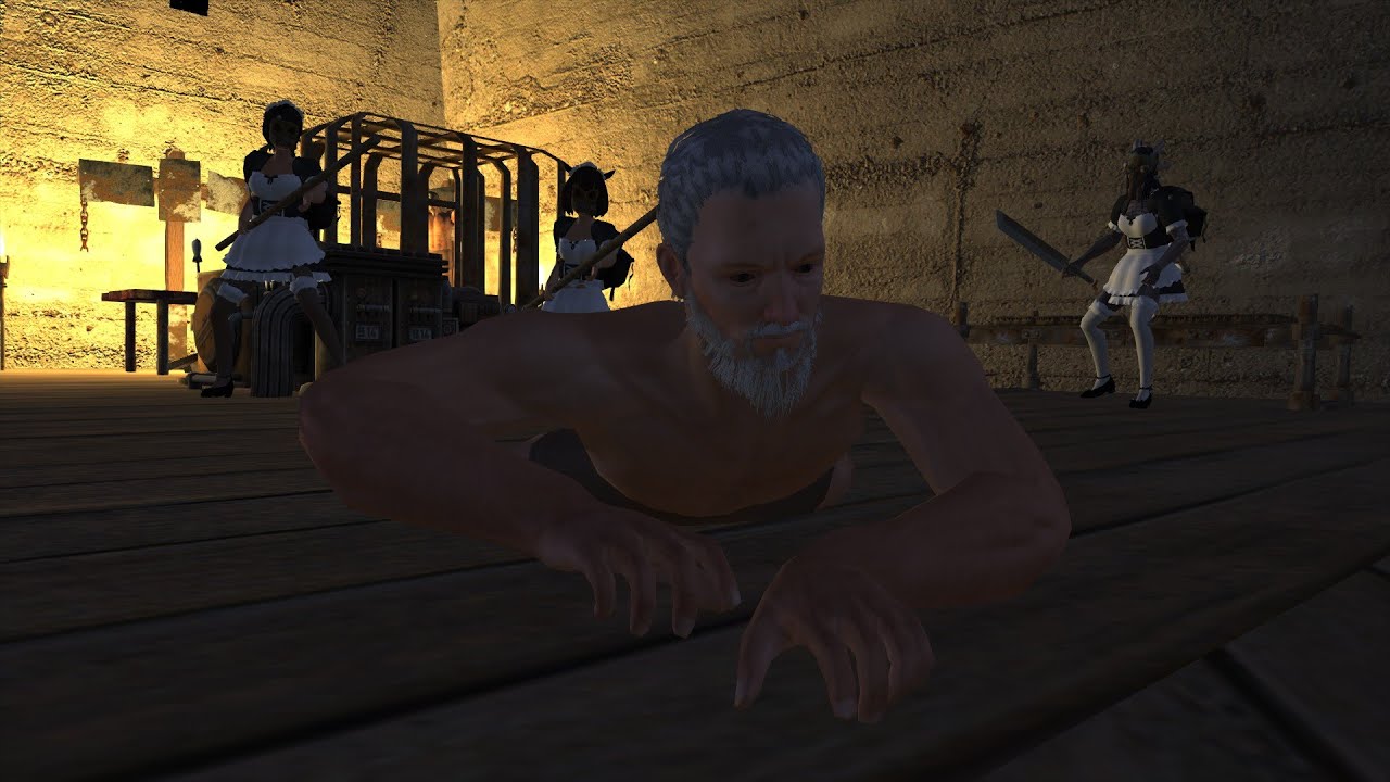 Kenshi - she hack whack chopping the meat ~♪