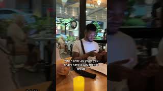 When after 26 years you finally have a Gay friends group