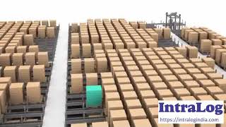 4 Way Shuttle ASRS With Conveyor InFeed Outfeed
