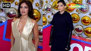 Bhumi Pednekar Flaunts Her Deep Cleavage At Launch Of Pop Fame, Love & Power Sonam Kapoor