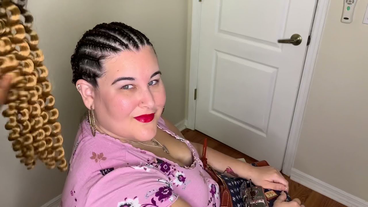 #517. ILLUSION CROCHET ON SILKY STRAIGHT HAIR; ISLAND CURLS ;  TRENDYTRESSES1.COM