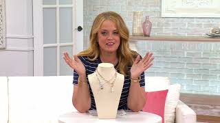 Celebrity Joan Rivers Paperclip Chain Toggle Necklace with Simulated Pearl Drop on QVC Profile