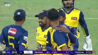 Theekshana Gets The Best Of Gill India Vs Sri Lanka Dp World Asia Cup 2025