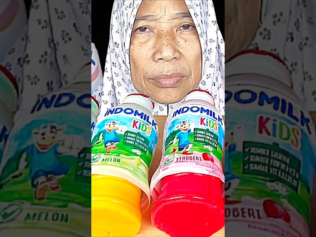 PUDING SUSU BOTOL INDOMILK 😀 #mukbang #pudingsusu #indomilk