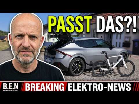 Kann ein Supersportwagen ein Rennrad aufnehmen? Kia EV6 GT im Alltags-Check!