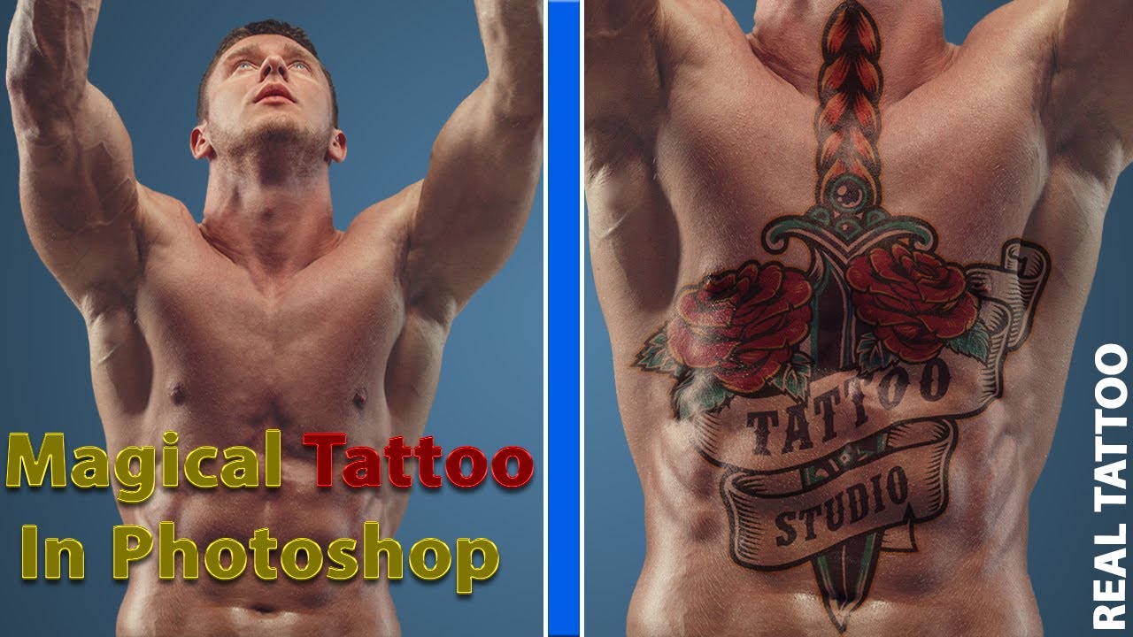 Add Real Tattoos in 3 Minutes With Photoshop