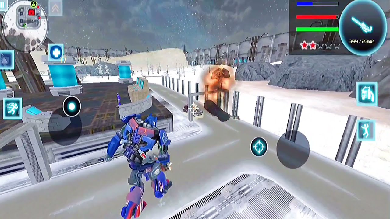 Iron Bot | city ​​police war crime robot - robot city