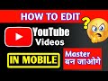 How to Edit Videos for Youtube !🔥 | Basic and Easiest Video Editing Method for Beginners😍