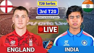 England Vs India 3rd T20 Match | Live Score Analysis & Discussion | IND vs ENG T20 Cricket Match screenshot 1
