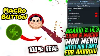 AGARIO NEW 2.14.3 MOD MENU FOR ANDROID WITH NEW FEATURES TUTORIAL *NO ROOT*( AGAR.IO MOBILE) screenshot 4