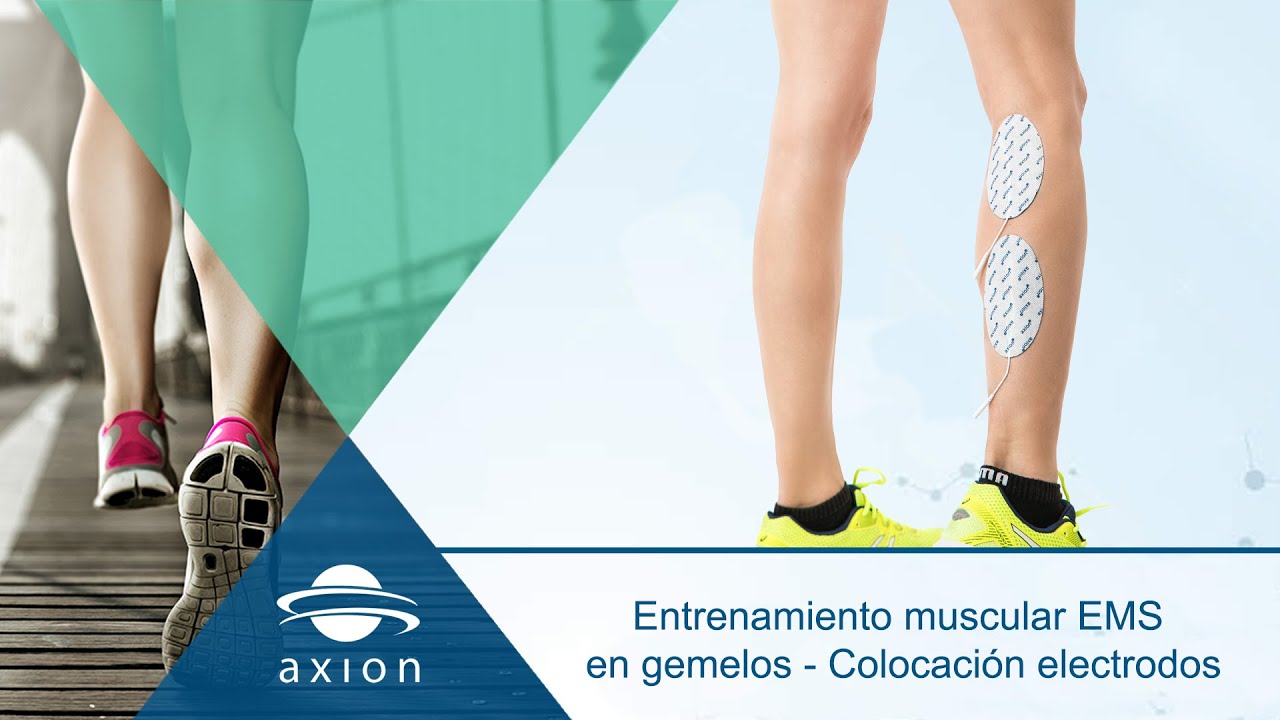 Colocación electrodos en gemelos o pantorillas | Entrenamiento muscular EMS en casa
