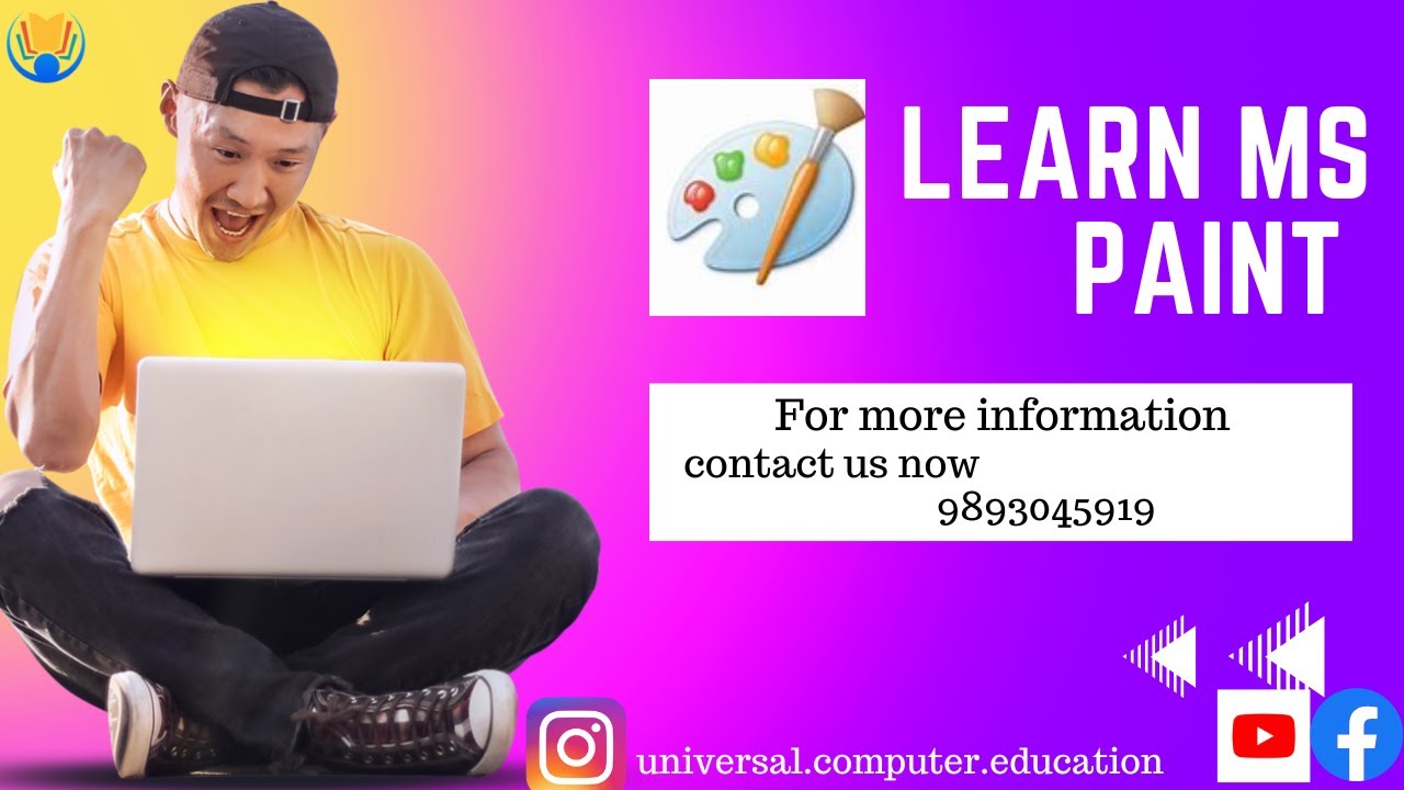 Basic Computer Knowledge - Microsoft Paint Complete Tutorial in Hindi ...
