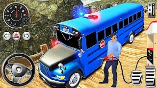 Offroad Police Bus Drive Coach Hill Simulator Android GamePlay screenshot 3