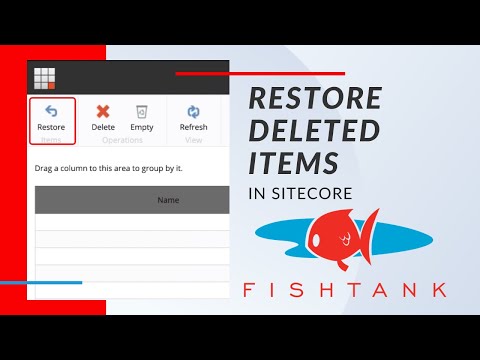 Restore Deleted Items In Sitecore