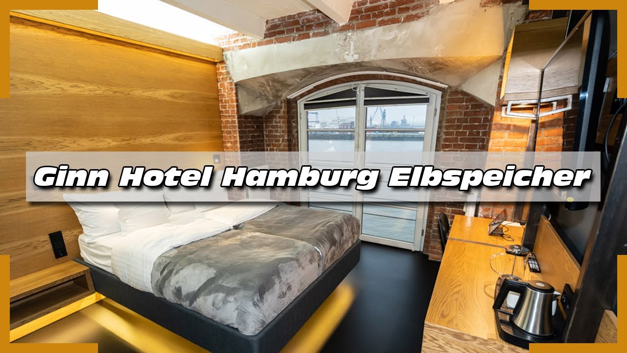 Ginn Hotel Hamburg Elbspeicher | Hoteltour | Room GINN Kontor Mehrblick | Breakfast Tour | 4K