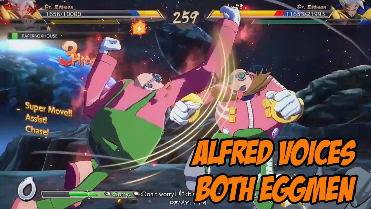 Альфред озвучивает обоих Эггменов