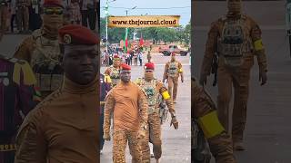 President Captain Ibrahim Traoré at the 25th Promotion Ceremony. #ibrahimtraore