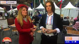 Sydney Magician Jackson Aces On Channel 9 Today Show - Cardistry Magic