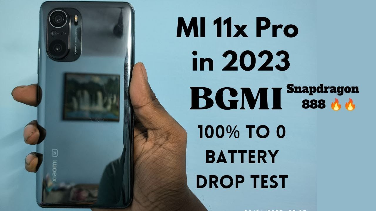 Xiaomi Mi 11x Pro In 2023,BGMI Battery Drain Test ,100 to 0, Must Watch if you are buying, SD 888🔥🔥🔥