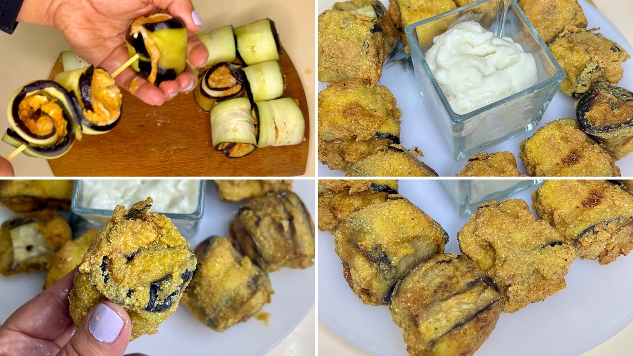 جربي الباذنجال بهذه الطريقة اكلة صيفية بحشوة لذيذة و خفيفة😍