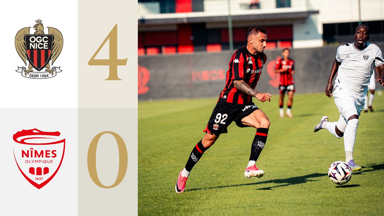 Nice 4–0 Nîmes Olympique full highlights