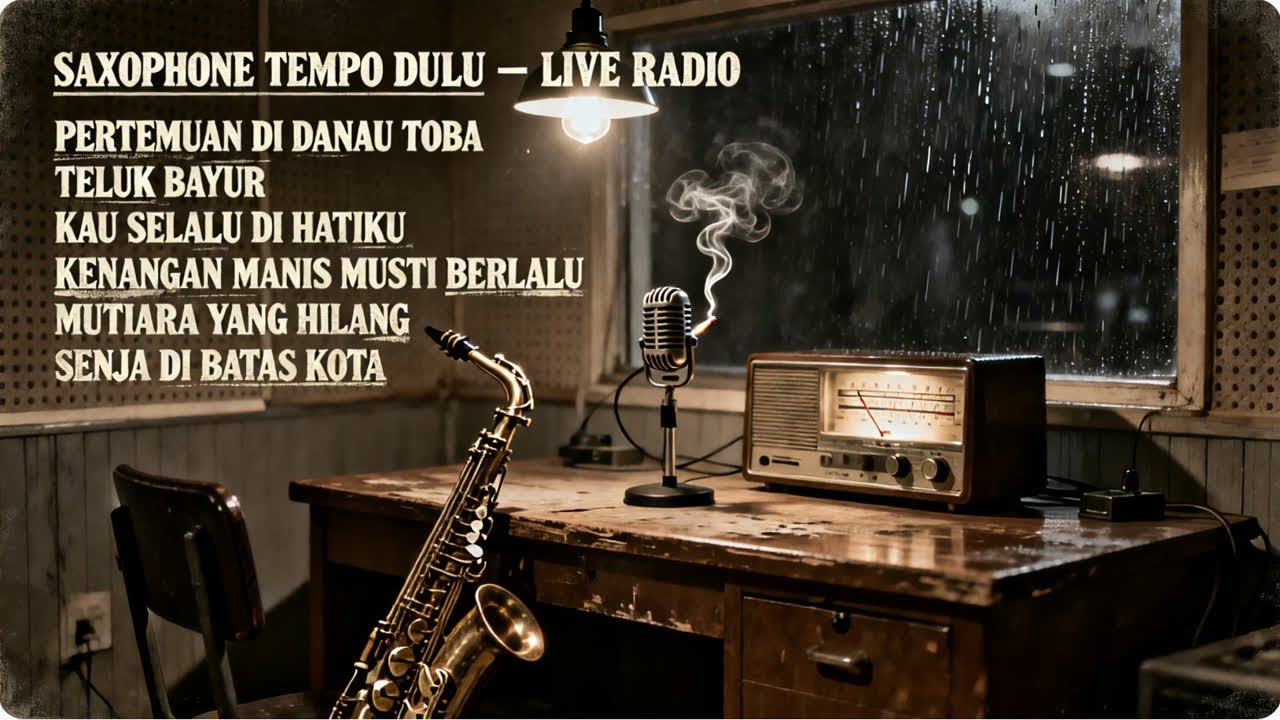 Instrumental Saxophone Senja | Lagu Kenangan Indonesia Lawas