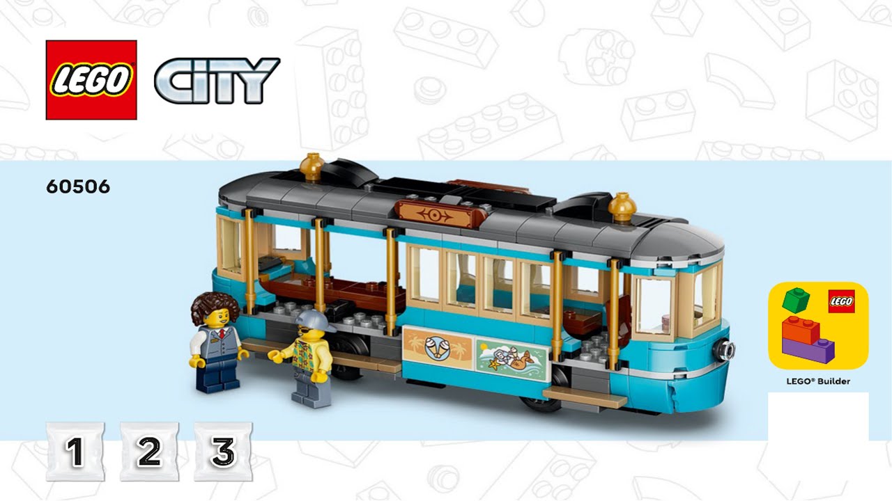 Classic Beach Tram LEGO instructions