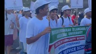 Rally on National Voters Day | College of Community Science, PJTAU, Hyderabad