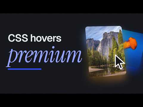 CSS Card Hover Effects That Feel Premium