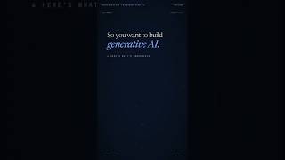 prerequisites for generative ai | want to build Generative AI? can't skip these 5 things #genai