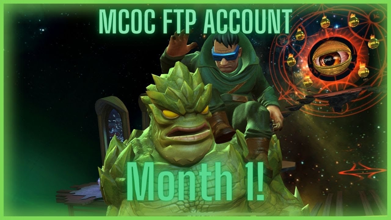 Month 1 free to play account marvel contest of champions youtube