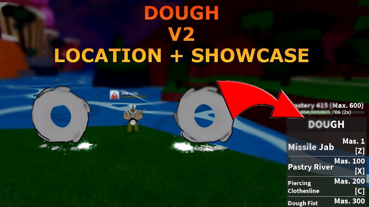 Blox Fruits  DOUGH V2 AWAKENING SHOWCASE! 