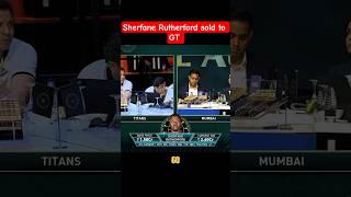 Sherfane Rutherford sold to GT  | GT | IPL AUCTION | #iplauction2025 #viralshorts #trendingshorts