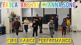 Akshay Khanna Song Dhurandar Fa9La Kids Dance Dance Performance Dance Video Mishka Vats