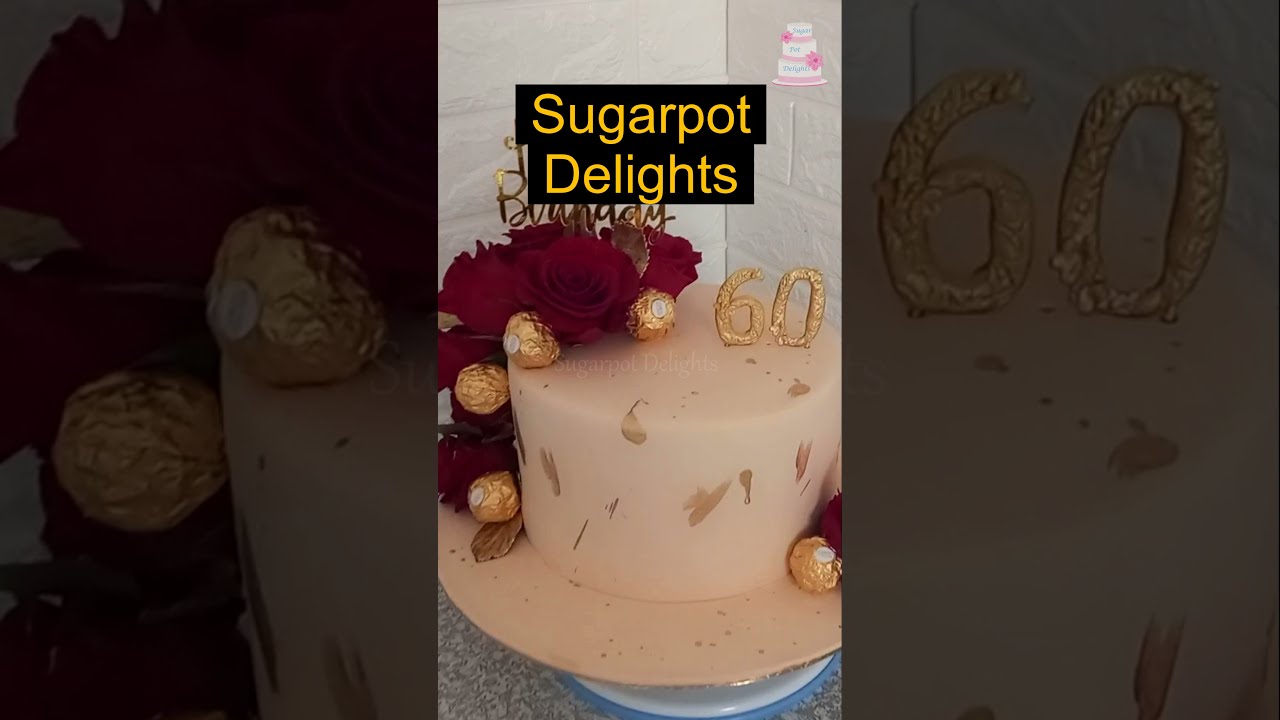 Ferreros & Red Roses 60th Birthday Cake 