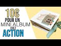 Scrapbooking  tuto dfi de raliser un mini album 100 action avec 10 seulement  